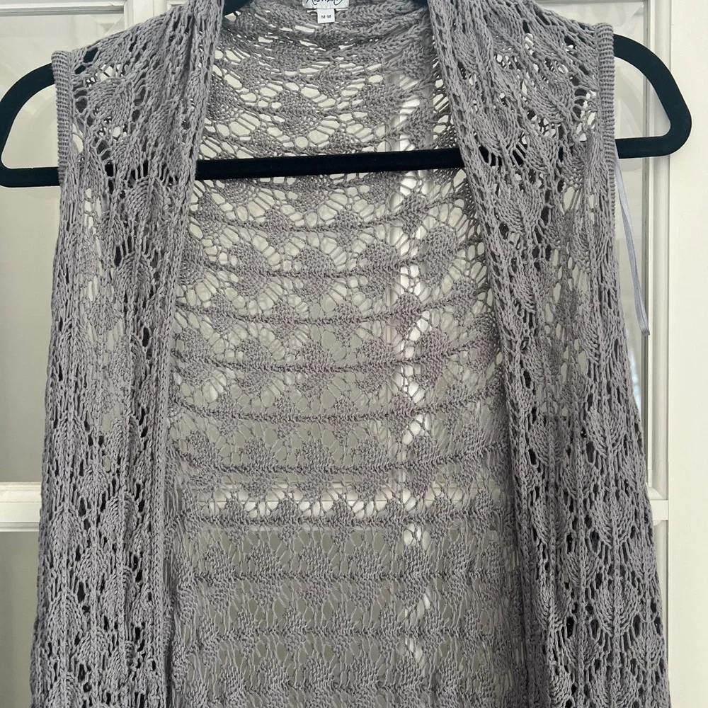 Grey Knit Cartigan - Picture 3 of 7